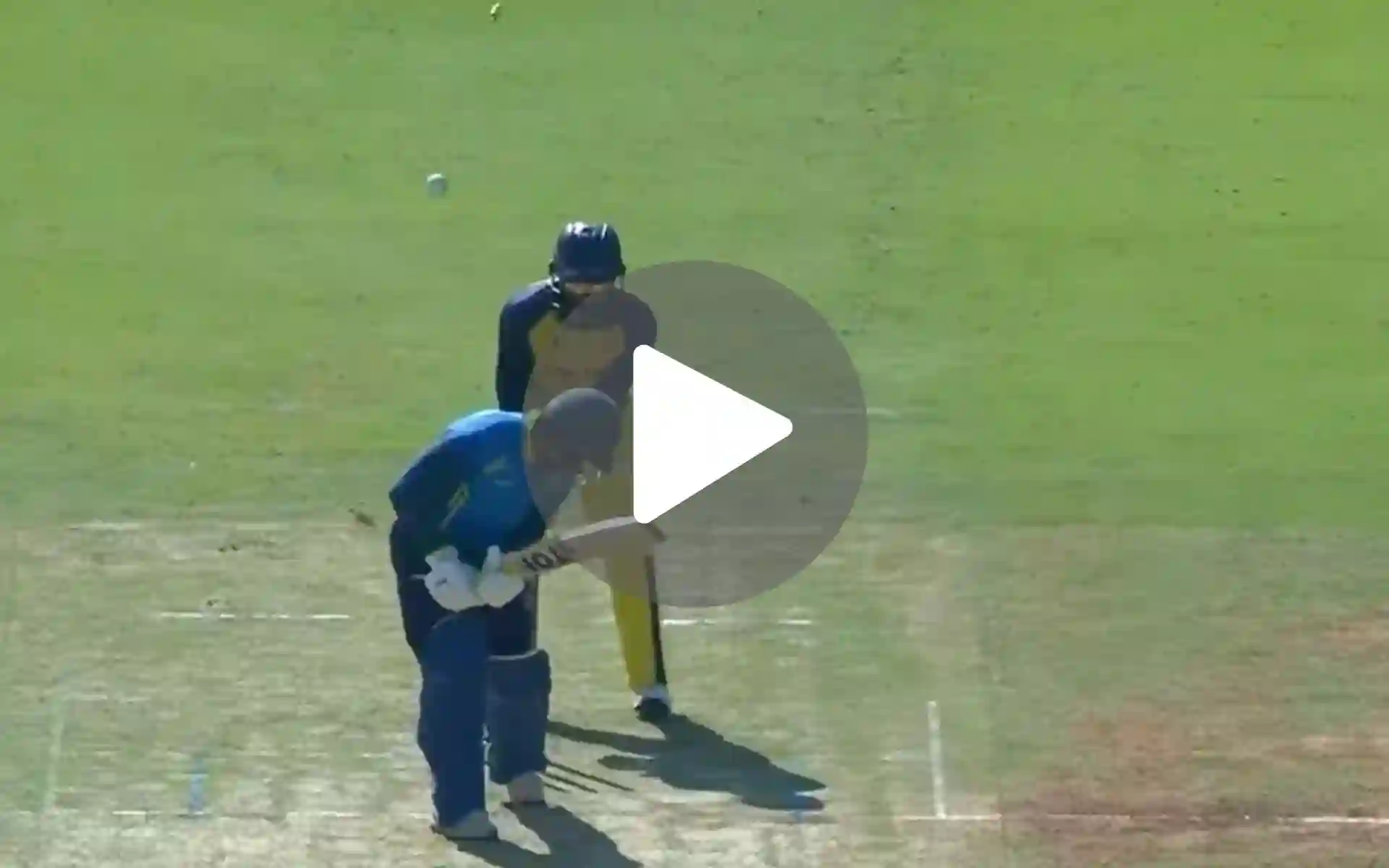 [Watch] KKR vs RCB In Vijay Hazare Trophy! Chakravarthy Sends Lomror's Bails Flying